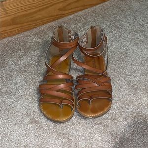 Brown sandals